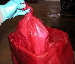 Red Biohazard Bag Liner Medical Waste Disposal